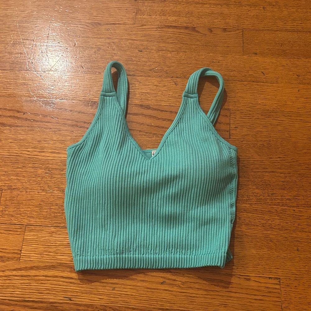 Wishlist Teal Crop Top, Size S/M